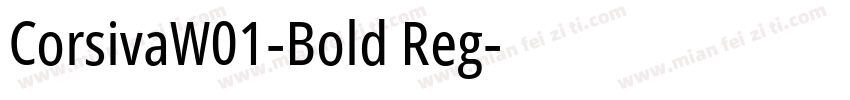 CorsivaW01-Bold Reg字体转换